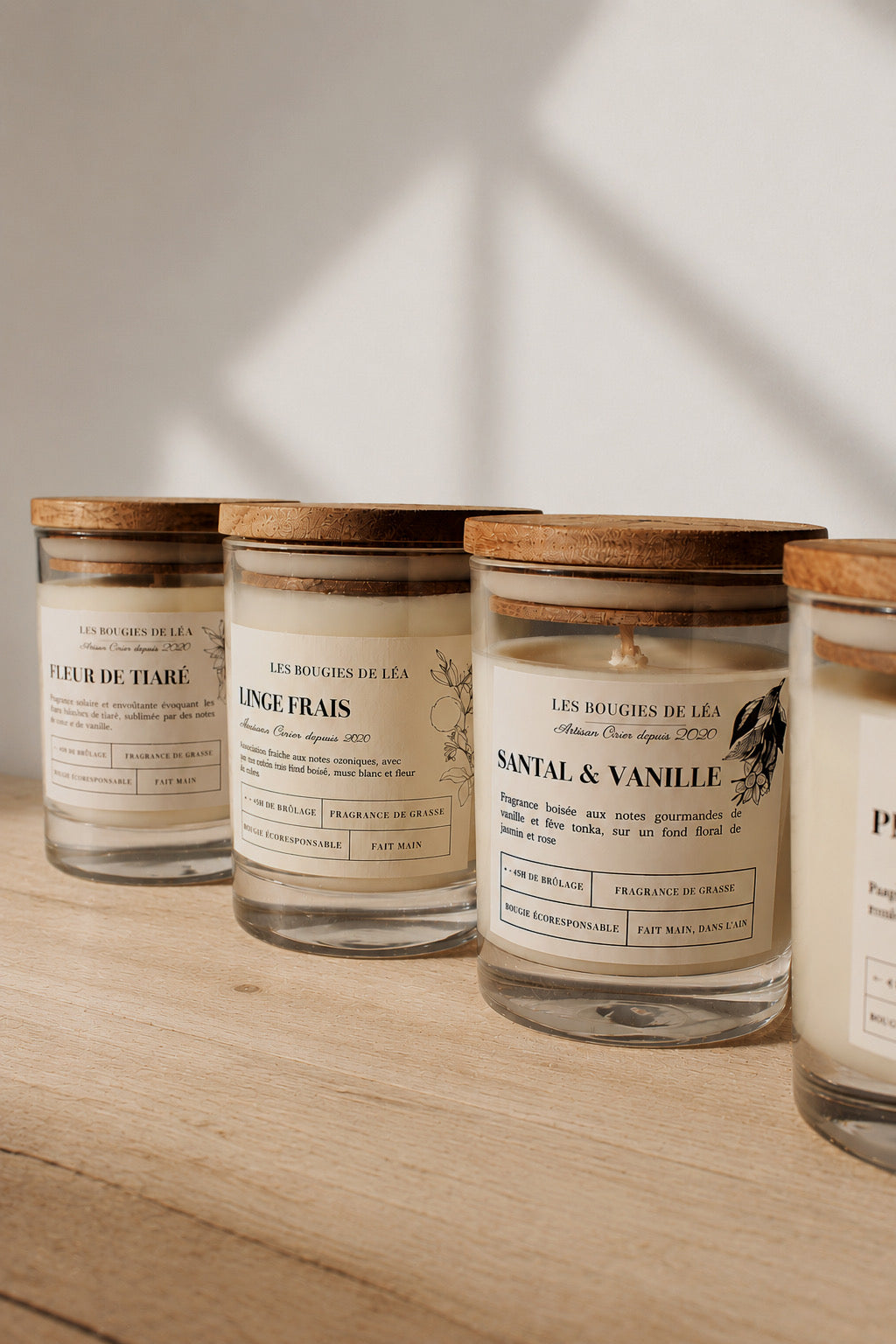 La bougie artisanale - Linge frais