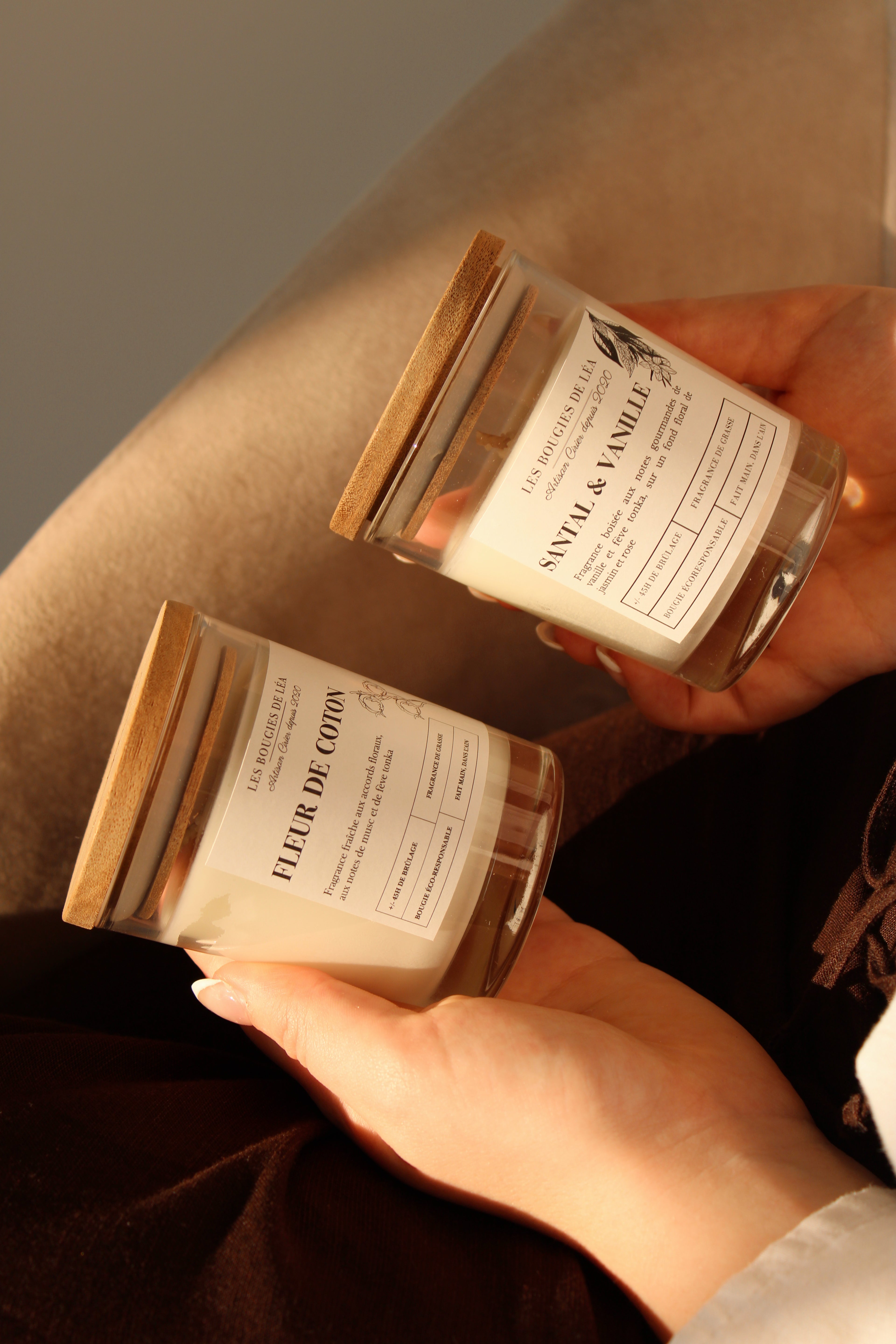 La bougie artisanale - Fleur de cerisier